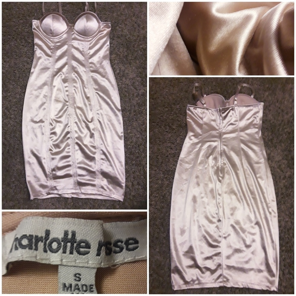 Charlotte Russe creamy pencil dress size small